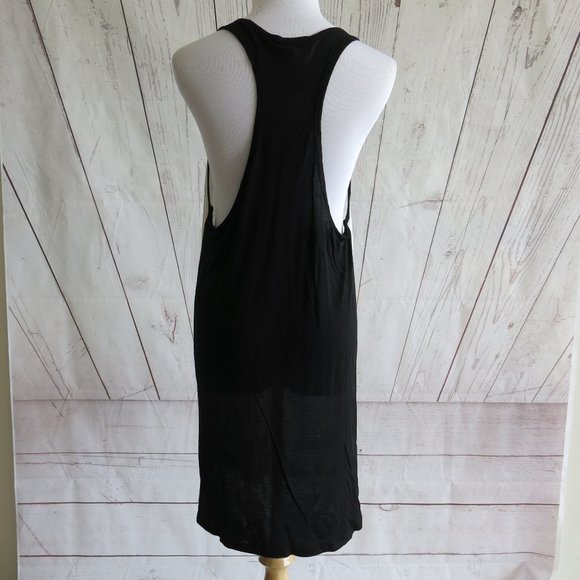 Wilfred Free Black White Sleeveless Summer Dress - Size Large - Picture 4 of 7